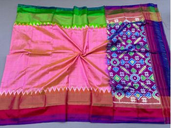 PSSIISDP5F223ECCD18- Ikat silk dupatta