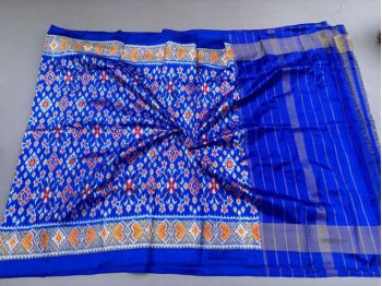 PSSIISDP5F223ECCD21- Ikat silk dupatta