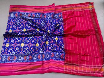 PSSIISDP5F223ECCD27- Ikat silk dupatta