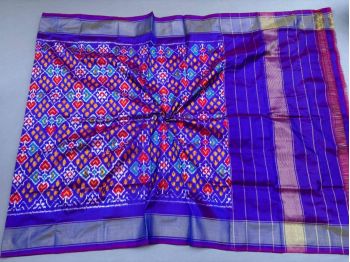 PSSIISDP5F223ECCD34- Ikat silk dupatta