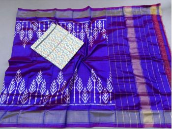 PSSISDST5F25FSCD04- Ikat Silk dupatta with Ikat sico top