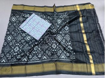 PSSISDST5F25FSCD15- Ikat Silk dupatta with Ikat sico top