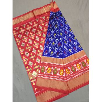 PGMRIDSS5F16TSCC05- Ikat silk saree