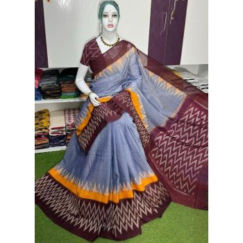 PSRGICTS5F17INCC59- Ikat cotton saree