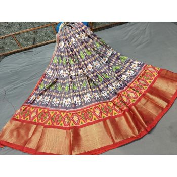 PGMRFSLG5F18SZCD09- Free Size Ikat Silk Lehenga