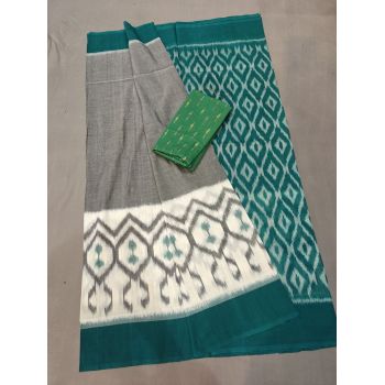 PGMRICTS5F21INCD03- Ikat cotton saree