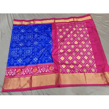 PGMRIDSS5F21BBCD03- Ikat silk saree