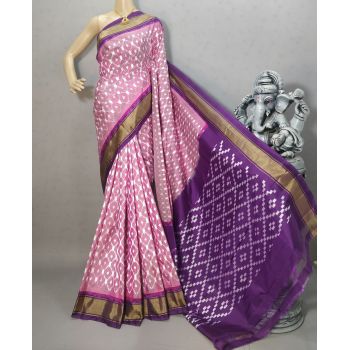 PRIHIDSS5F18TTDC08- Ikat silk saree