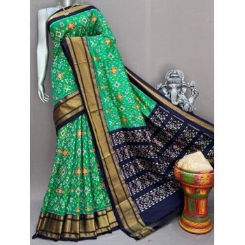 PSNTIDSS5F19NZDD18- Ikat silk saree