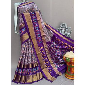 PSNTIDSS5F19NZDD39- Ikat silk saree