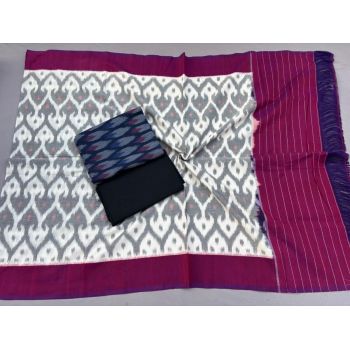 PSSIC3PS5F18IZSD38- Double ikat cotton salwar set