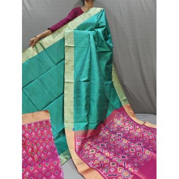 PGMRIDSS5F22XSCC05- Ikat Dupion silk saree