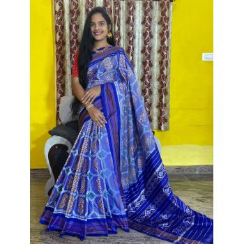 PWCKIDSS5F22TZDC13- Ikat silk saree