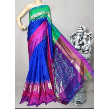 PWCKIDSS5F22TZDC26- Ikat silk saree