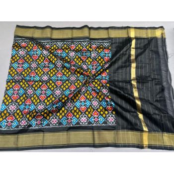 PSSIISDP5M10ECDC39- Ikat silk dupatta