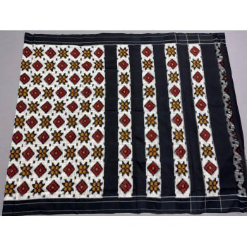 PSSIICTS5F12SBDC06- Double Ikat cotton saree