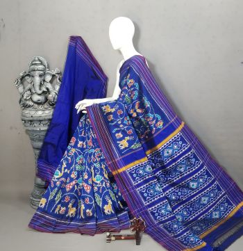 PALUIDSS5F17NSCC03- Ikat silk saree