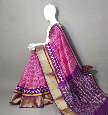 PGMRIDSS5F21BBCD20- Ikat silk saree