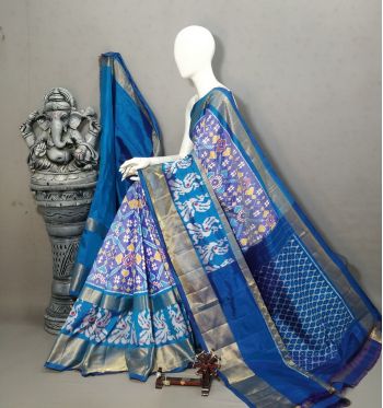 PALUIDSS5F15NDDC24- Ikat silk saree