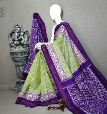 PALUIDSS5F16BSCD11- Ikat silk saree