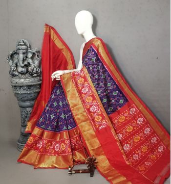 PALUIDSS5F15NDDC01- Ikat silk saree