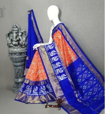 PALUIDSS5F15NDDC11- Ikat silk saree