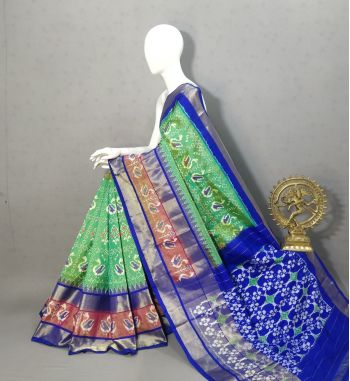 PRKSIDSS5F21NCCD12- Ikat silk saree