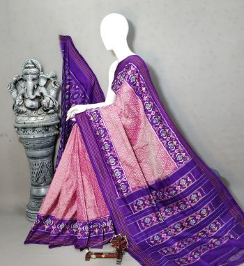 PALUIDSS5F16BSCD41- Ikat silk saree