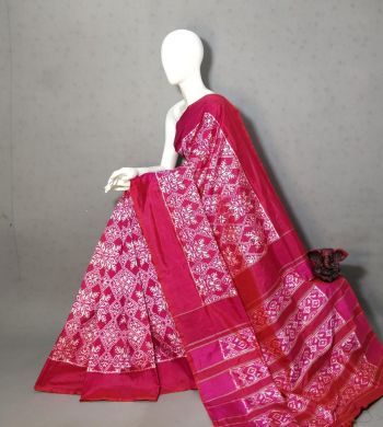 PGMRIDSS5F14NCCD26- Ikat silk saree