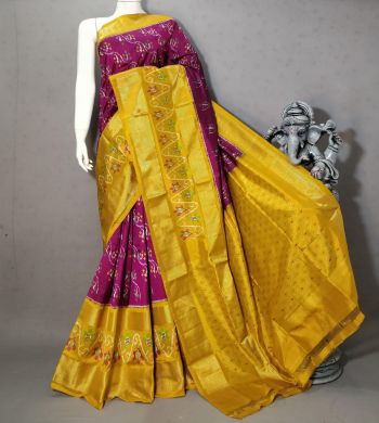 PSTHIDSS5F17NCDC13- Ikat silk saree