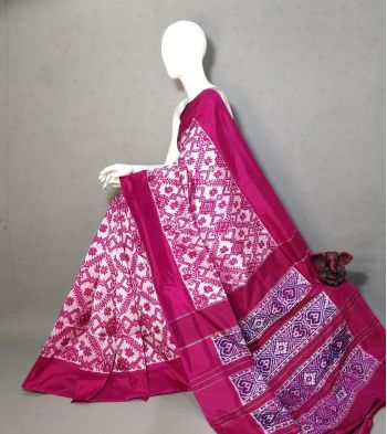 PGMRIDSS5F21BXDC34- Ikat silk saree