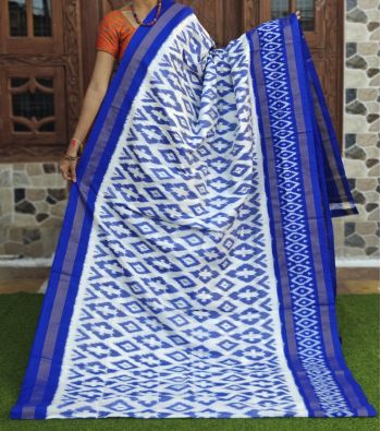 PGMRILWS5F14XEDC52- light weight Ikat silk saree