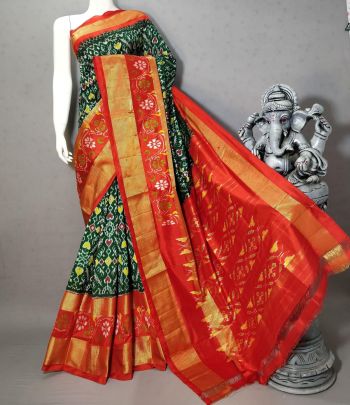 PSTHIDSS5F17NCDC17- Ikat silk saree