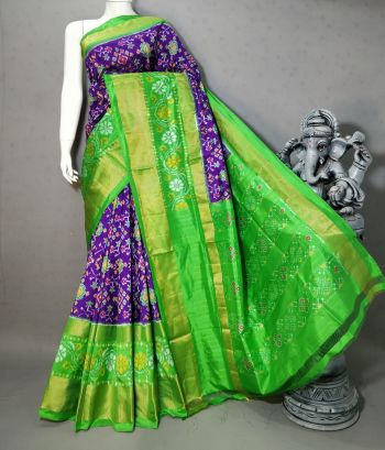 PSTHIDSS5F17NCDC16- Ikat silk saree