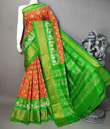 PSTHIDSS5F17NCDC09- Ikat silk saree