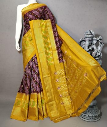 PSTHIDSS5F17NCDC12- Ikat silk saree