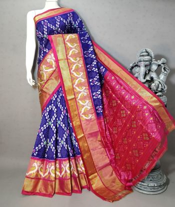 PSTHIDSS5F17NCDC15- Ikat silk saree