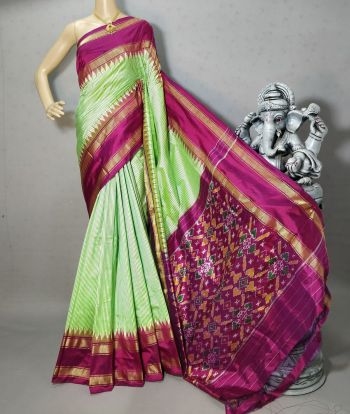 PRIHIDSS5F18TTDC13- Ikat silk saree