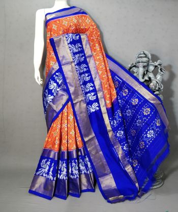 PSTHIDSS5F17NCDC18- Ikat silk saree