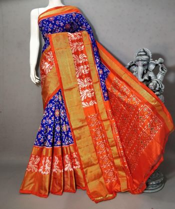 PSTHIDSS5F17NCDC32- Ikat silk saree