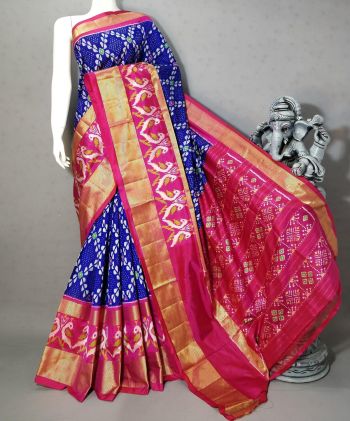 PSTHIDSS5F17NCDC22- Ikat silk saree