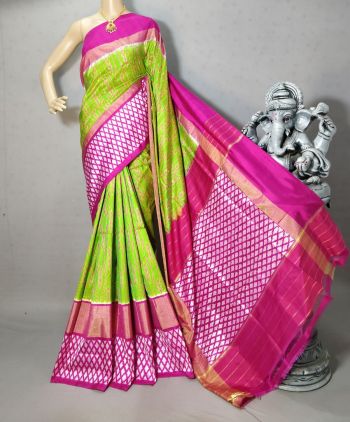 PRIHIDSS5F18TTDC26- Ikat silk saree