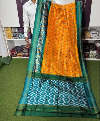 PSRGILWS5F14XZCD48- light weight Ikat silk saree