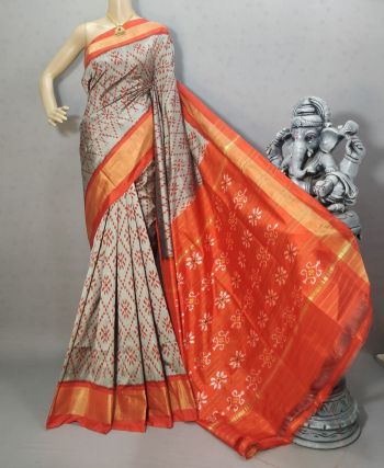 PRIHIDSS5F18TTDC10- Ikat silk saree