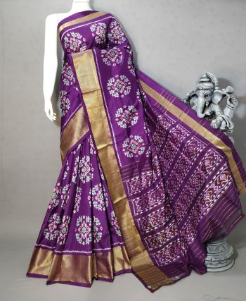 PSTHIDSS5F17NCDC20- Ikat silk saree