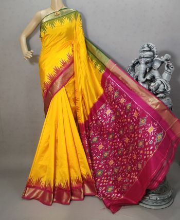 PRIHIDSS5F18TTDC09- Ikat silk saree