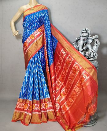 PRIHIDSS5F18TTDC23- Ikat silk saree