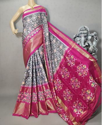 PRIHIDSS5F15NCDD03- Ikat silk saree