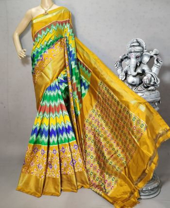 PRIHIDSS5F15NCDD30- Ikat silk saree