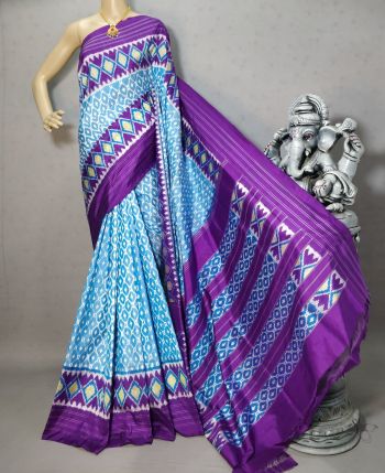 PRIHIDSS5F18TTDC29- Ikat silk saree